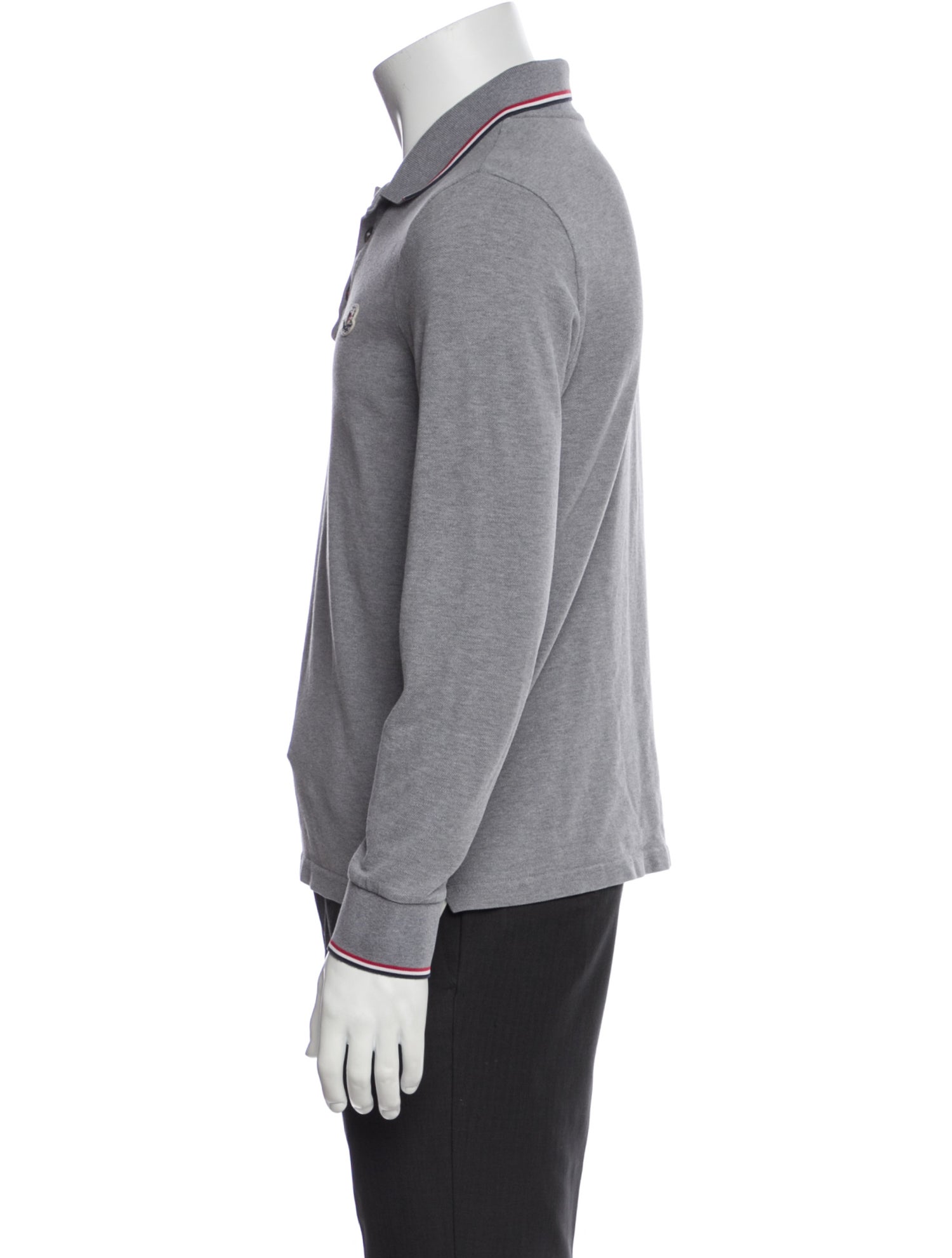 Moncler Signature Logo Collar Polo Shirt