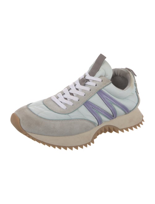 Moncler Nylon Colorblock Pattern Sneakers