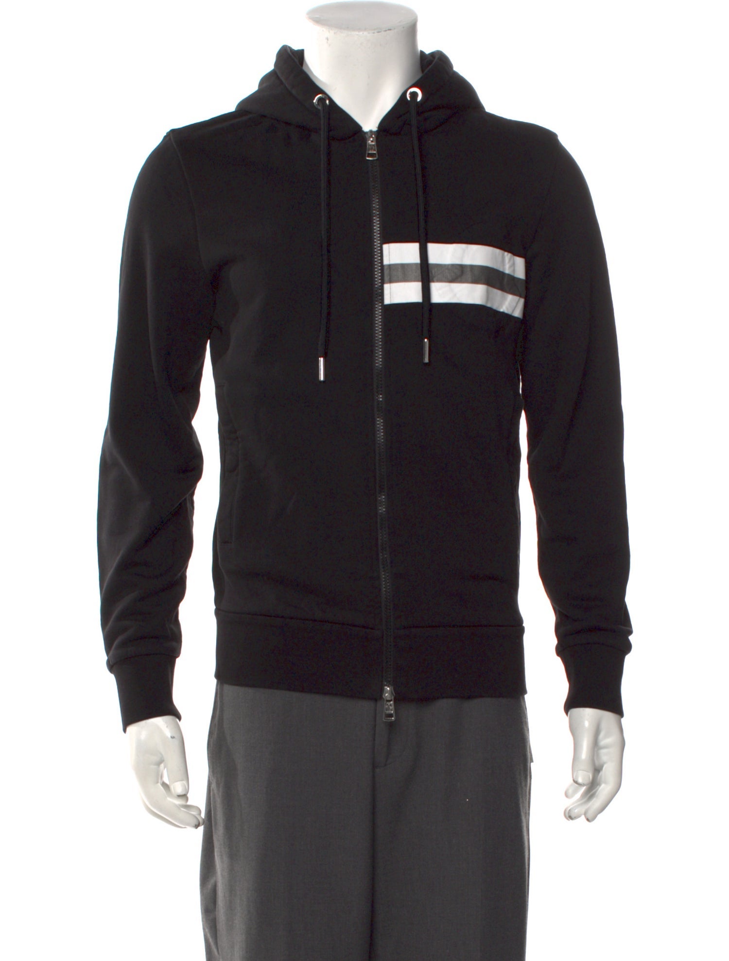 Moncler Graphic Print Crew Neck Hoodie