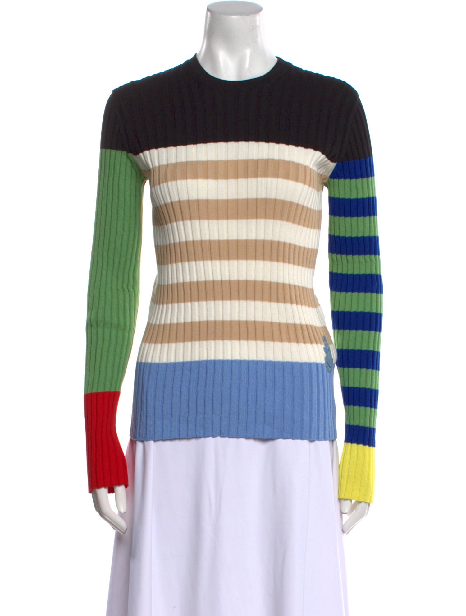 Moncler Striped Crew Neck Sweater