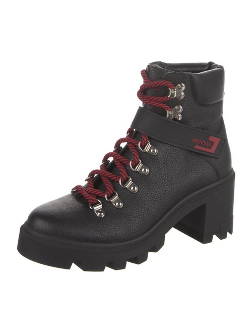 Moncler Leather Combat Boots