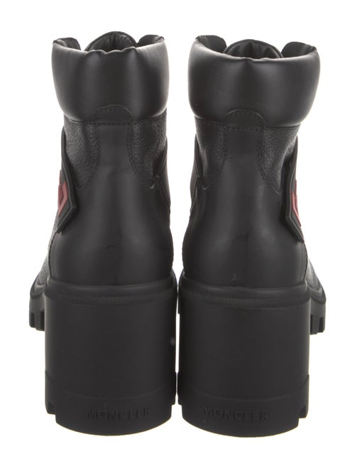 Moncler Leather Combat Boots