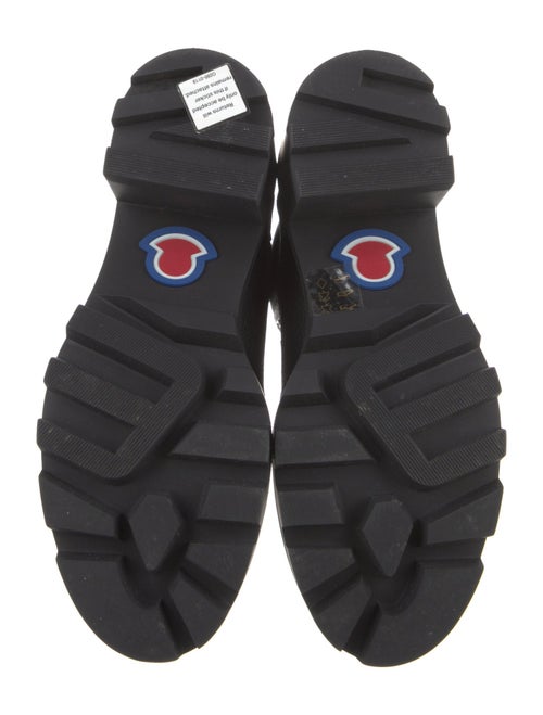 Moncler Leather Combat Boots