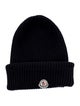 Moncler Blue Wool Beanie One Size