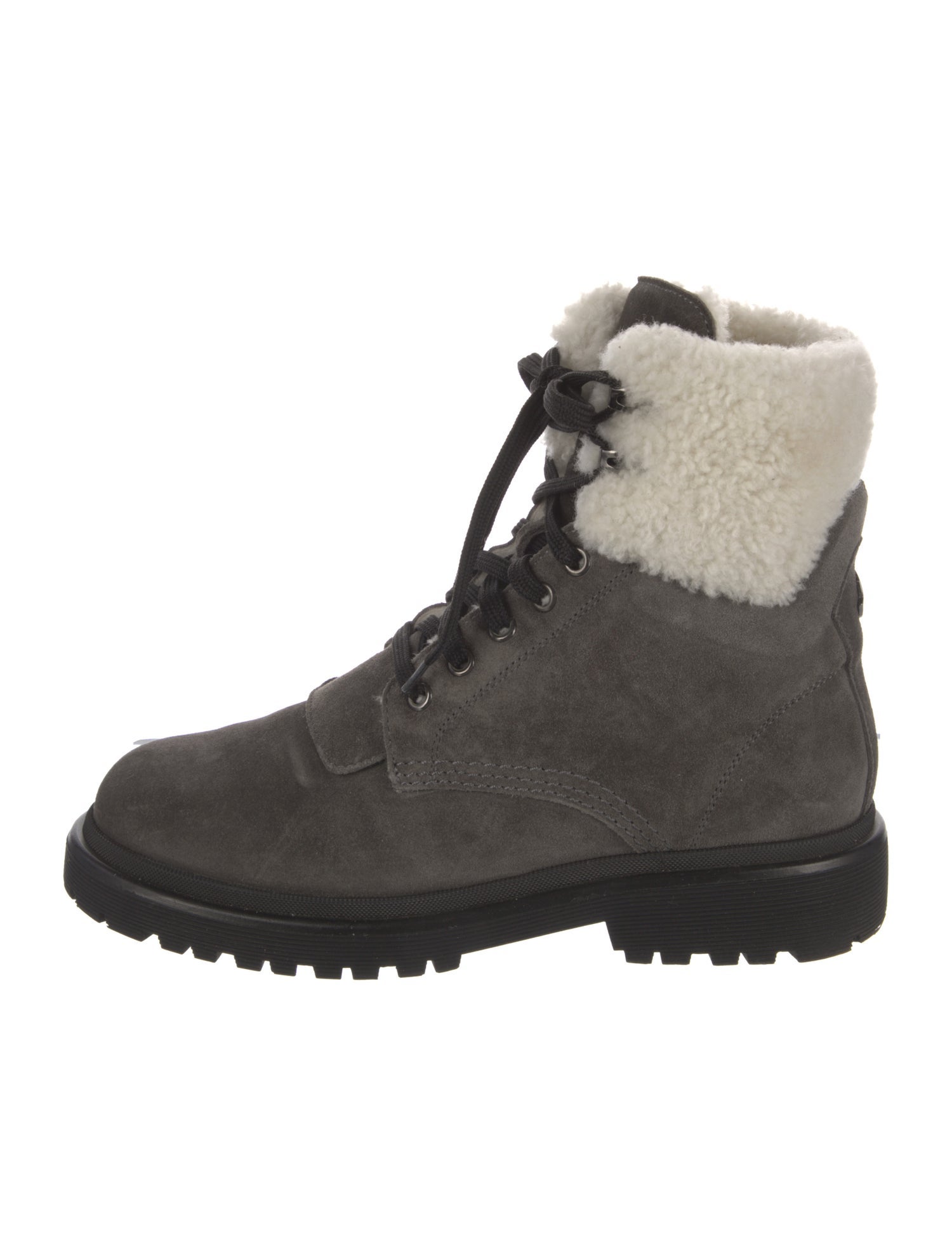 Moncler Suede Combat Boots