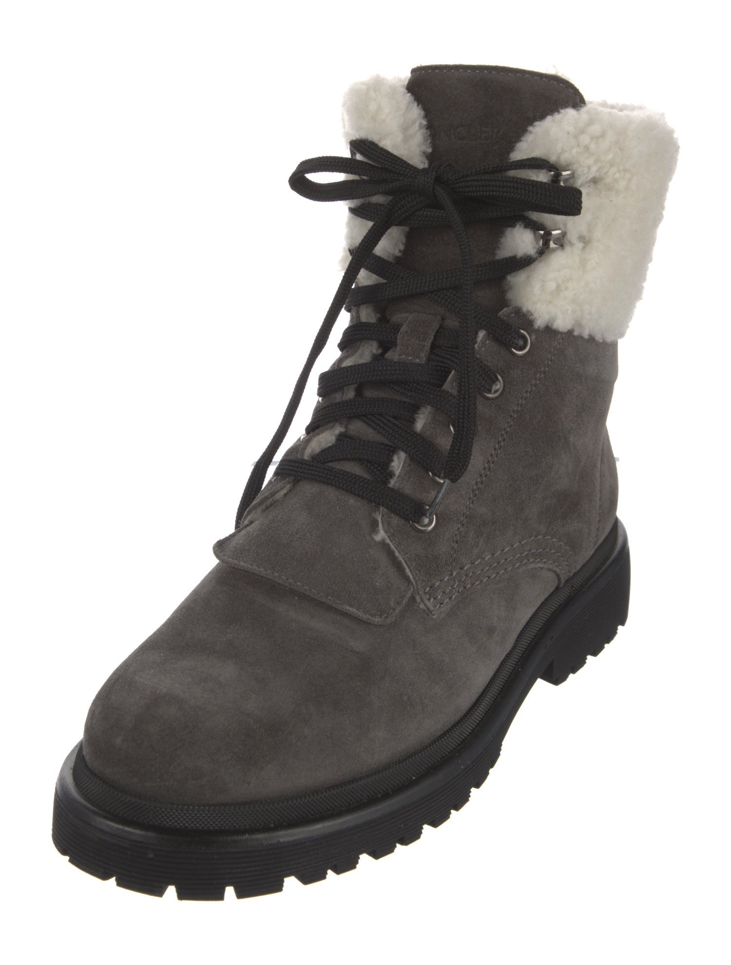 Moncler Suede Combat Boots
