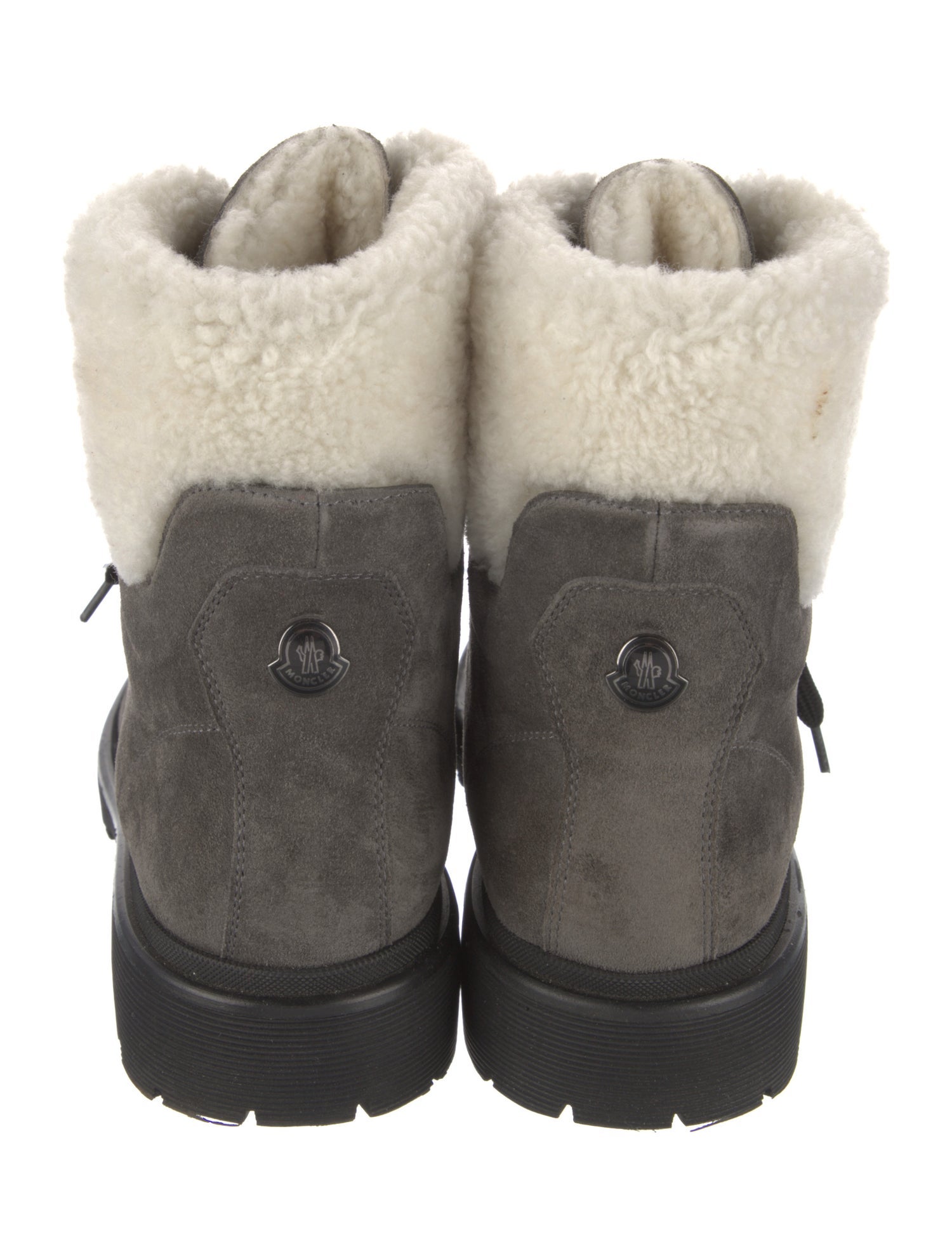 Moncler Suede Combat Boots