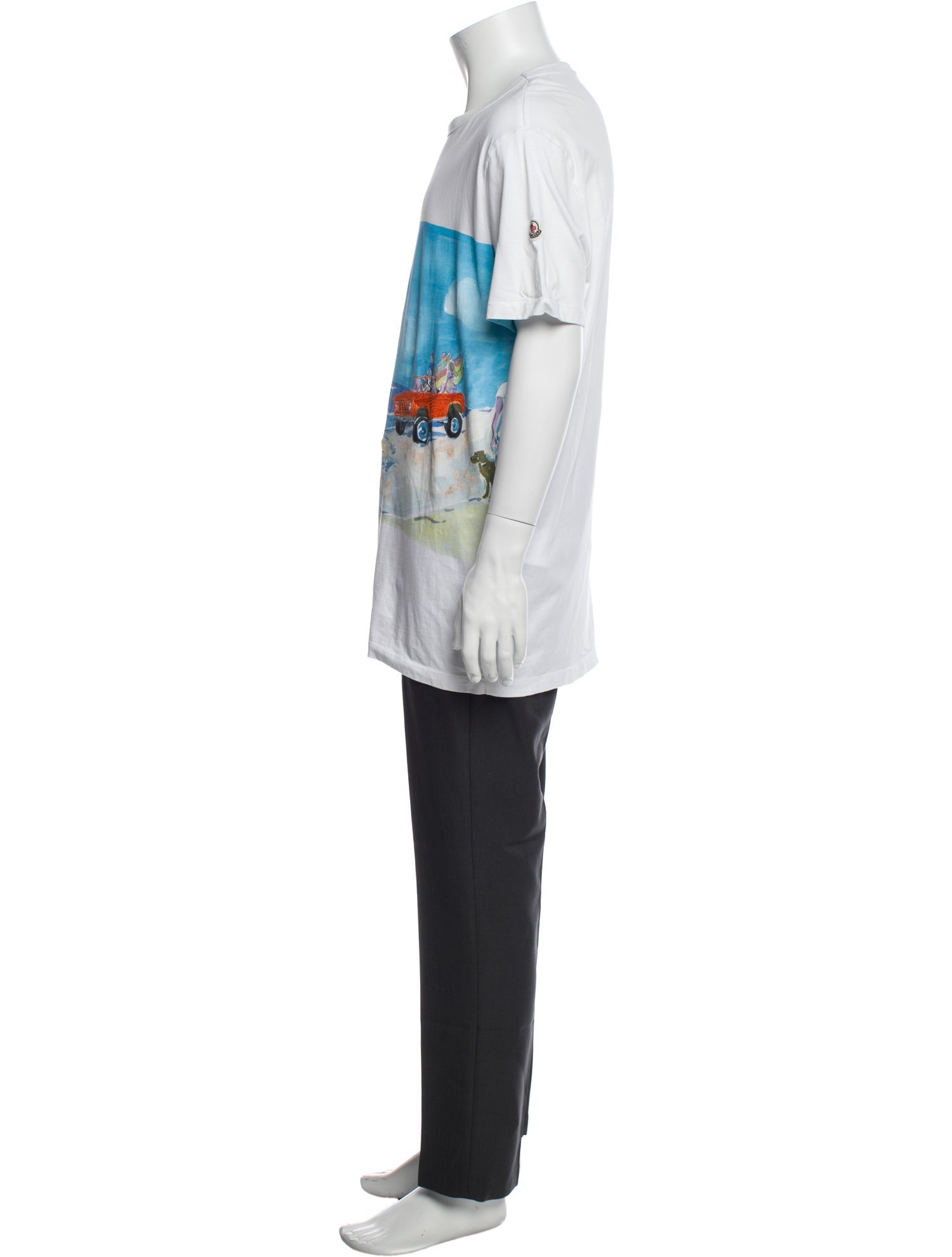 Moncler Printed Crew Neck T-Shirt