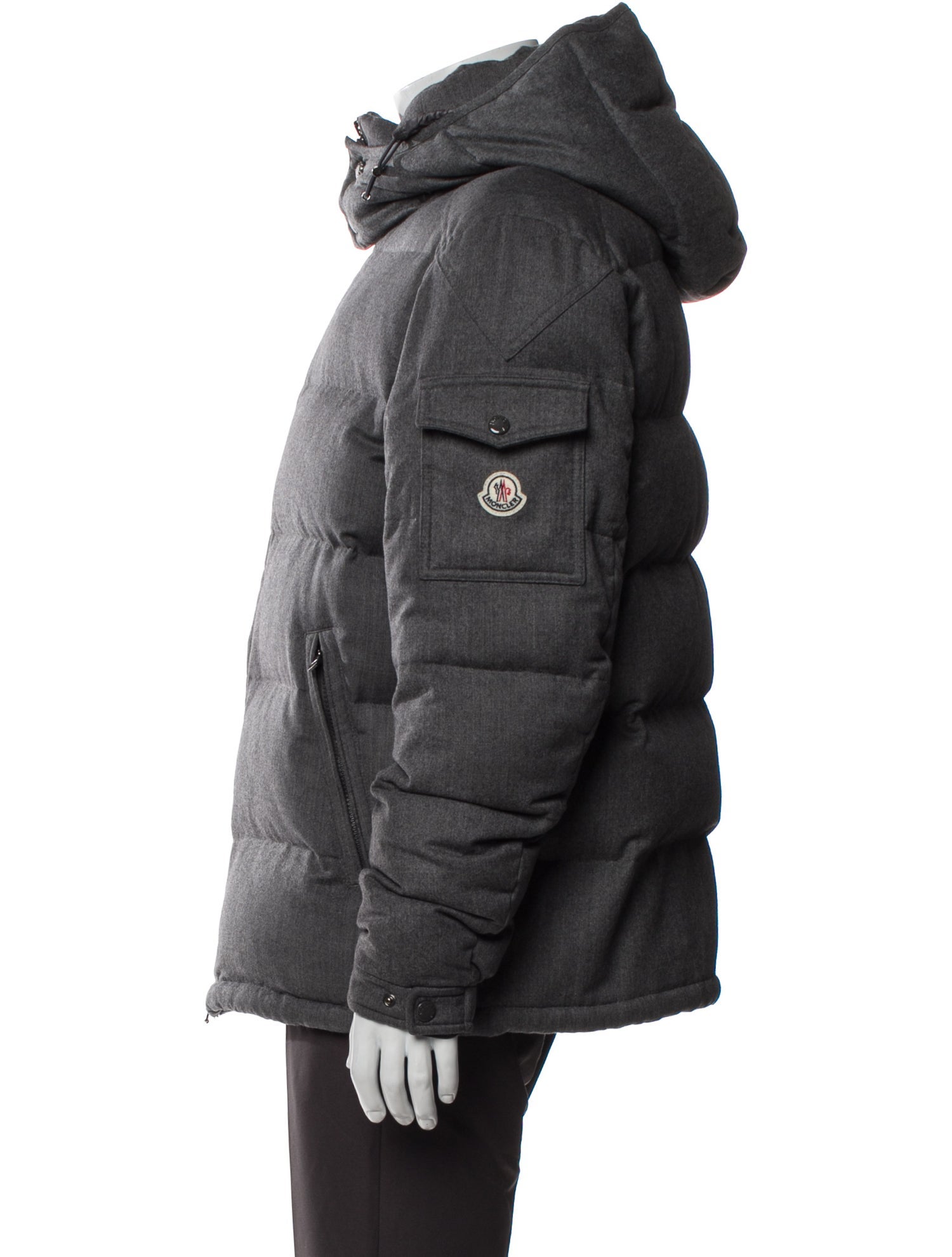 Moncler Wool Puffer Coat