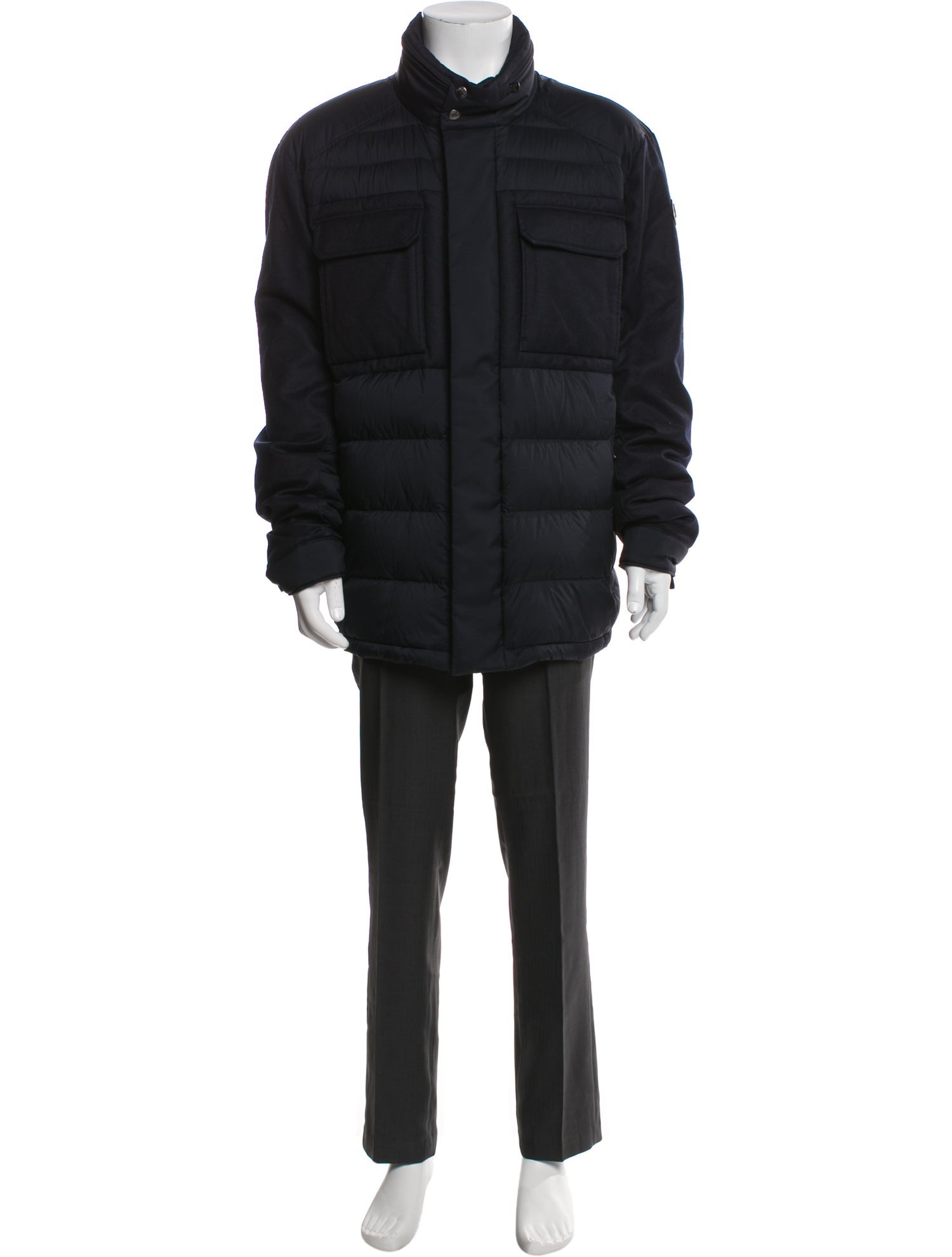 Moncler Virgin Wool Puffer Coat