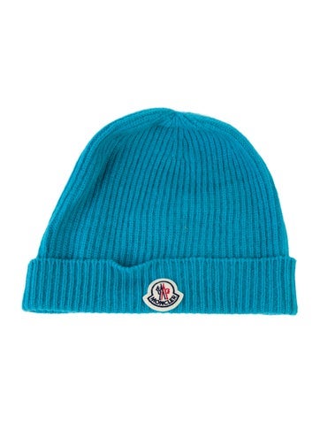 Moncler Hats Logo Virgin Wool Beanie Hat