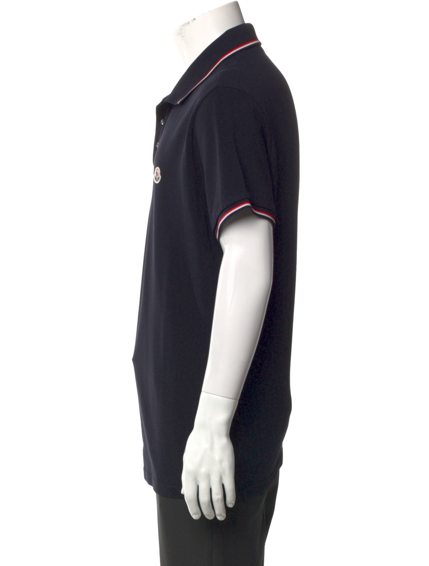 Moncler Collar Short Sleeve Polo Shirt