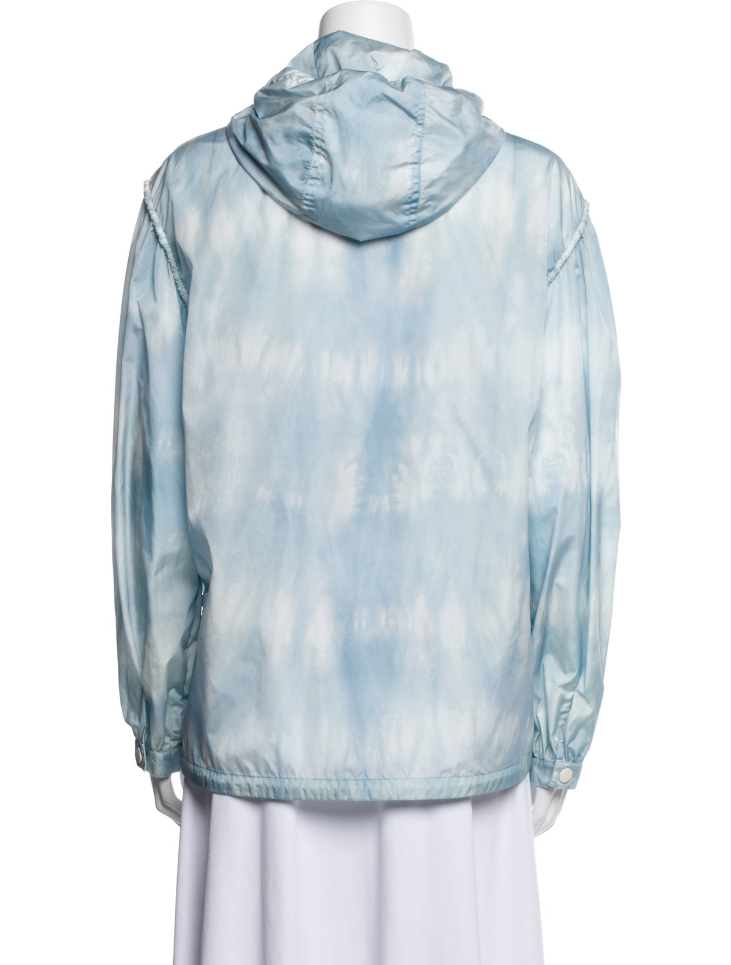 Moncler Nylon Tie-Dye Print Jacket