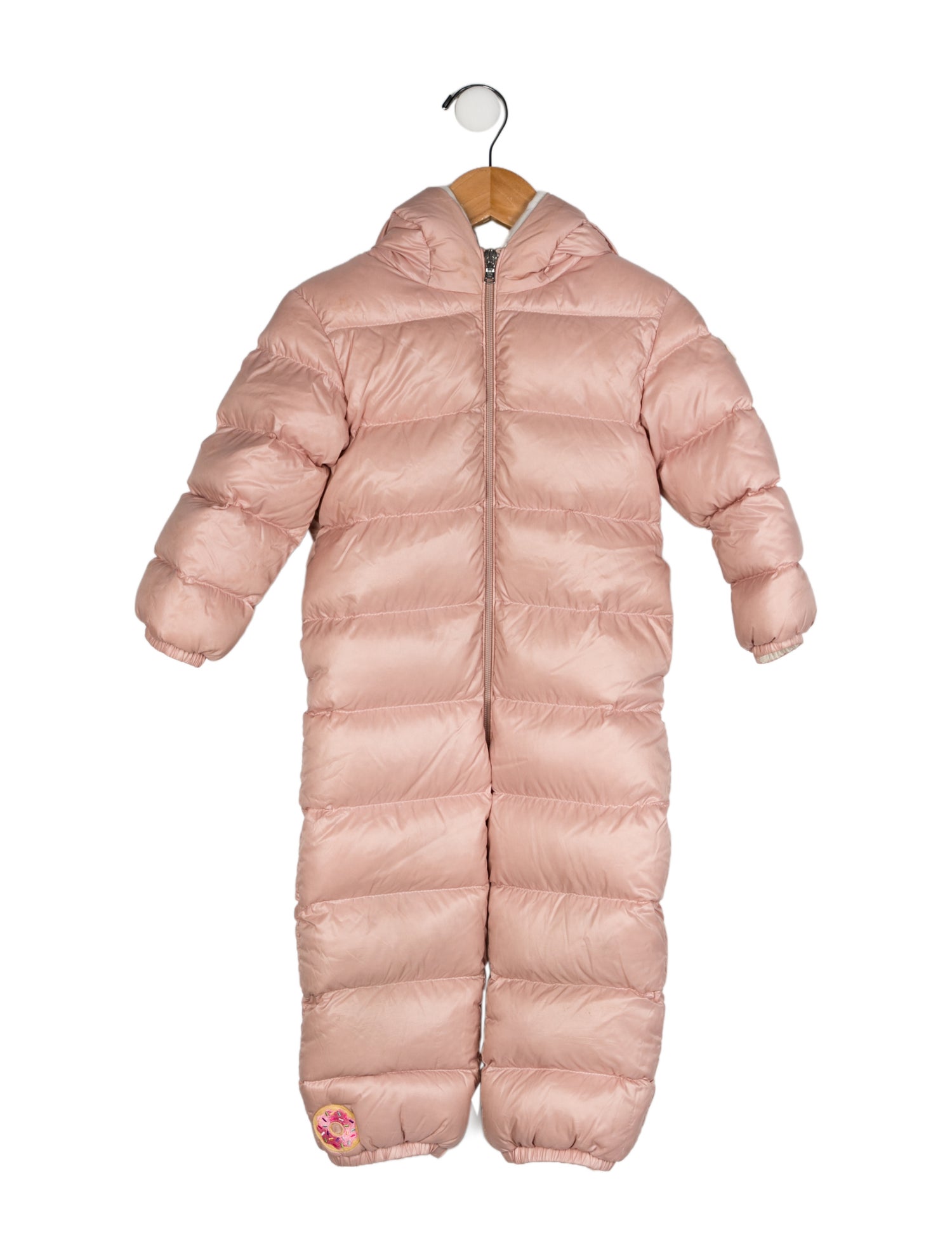 Moncler Infant Girls' Solid Down Snowsuit