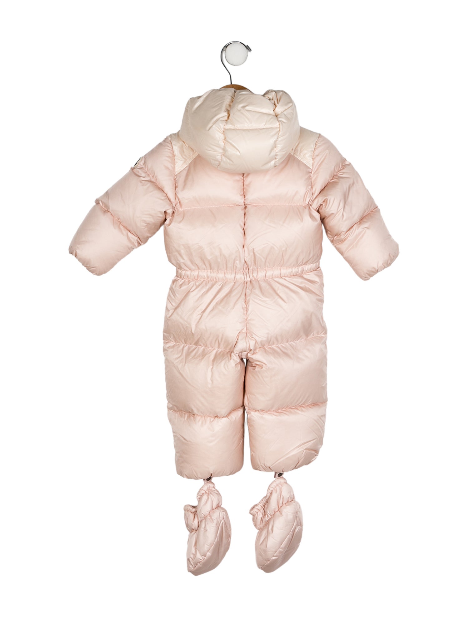 Moncler Infant Girls' Solid Down One-Piece Snow Suit