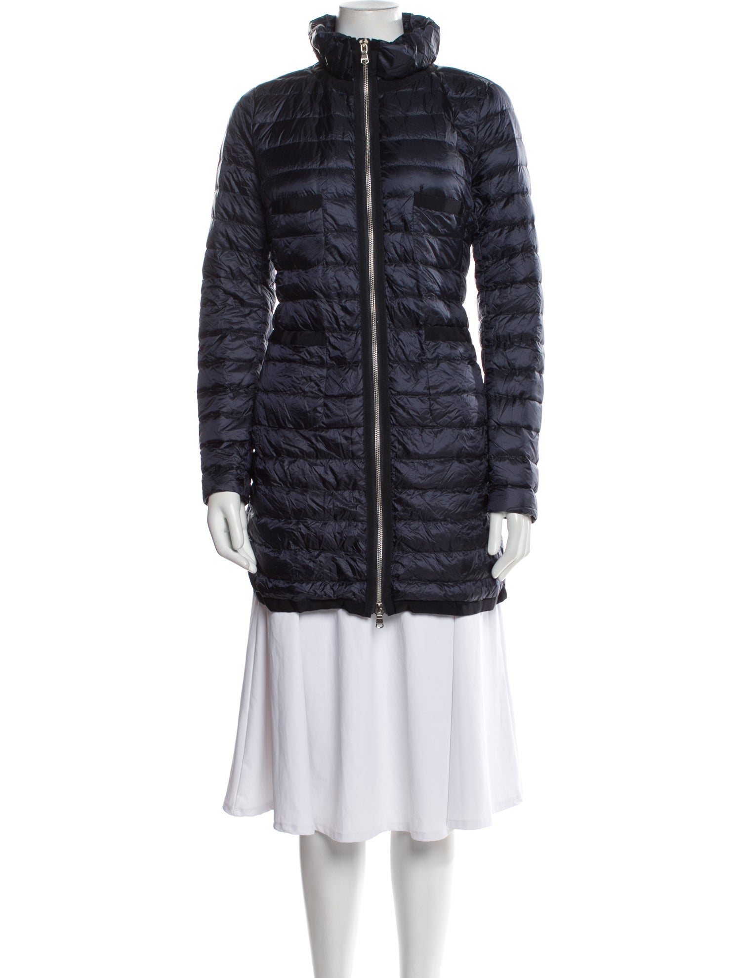 Moncler Down Striped Down Jacket