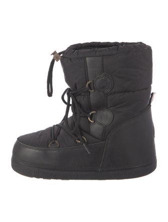 Moncler Nylon Lace-Up Boots