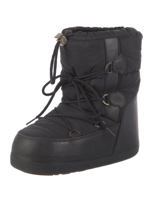 Moncler Nylon Lace-Up Boots