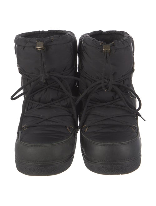 Moncler Nylon Lace-Up Boots