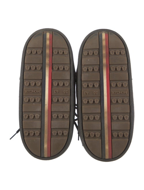 Moncler Nylon Lace-Up Boots