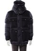 Moncler Quilted Pattern Virgin Wool Puffer Coat