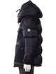 Moncler Quilted Pattern Virgin Wool Puffer Coat