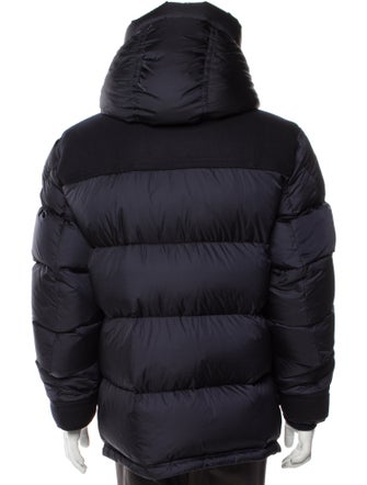 Moncler Quilted Pattern Virgin Wool Puffer Coat