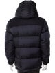 Moncler Quilted Pattern Virgin Wool Puffer Coat