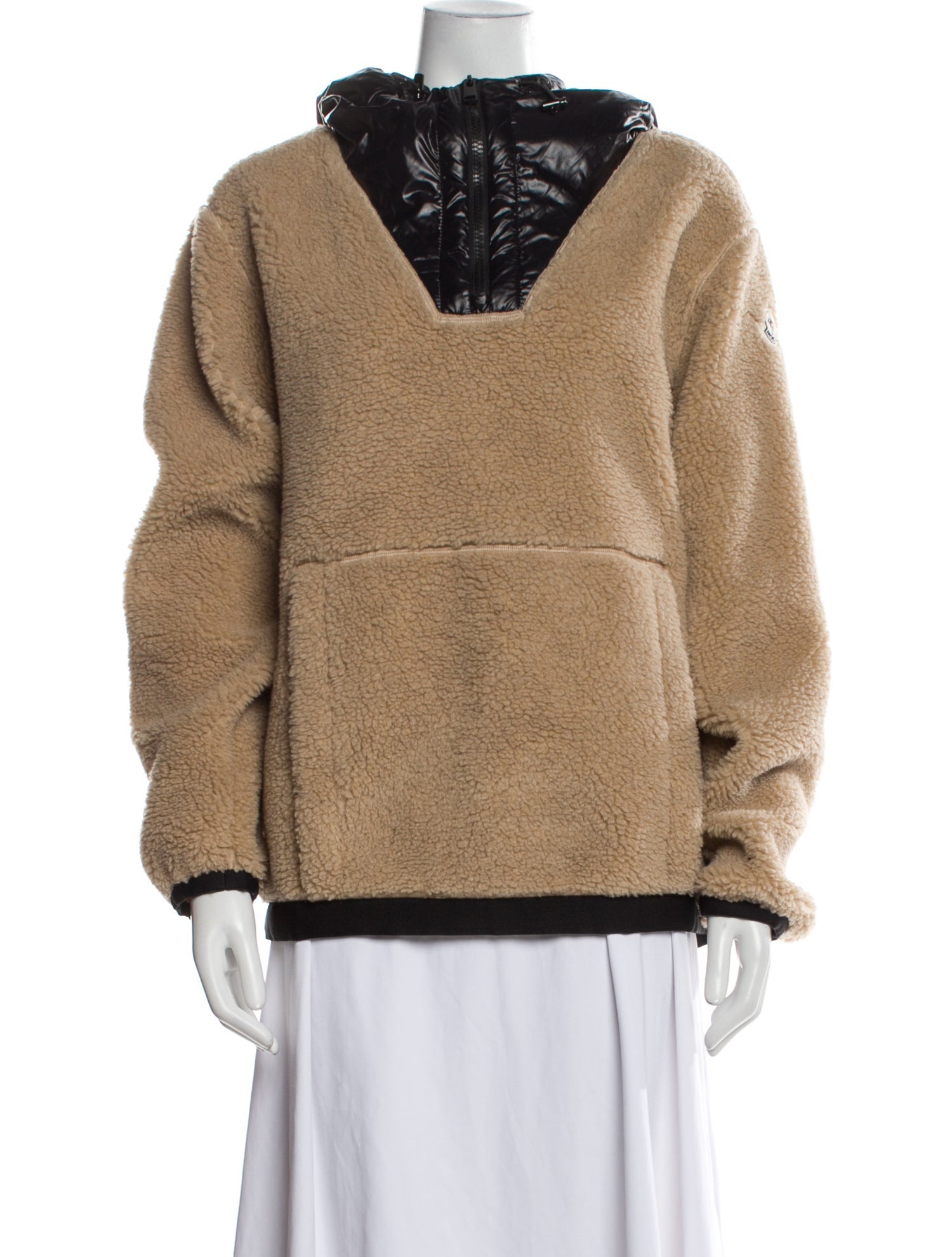 Moncler Colorblock Pattern Crew Neck Sweater