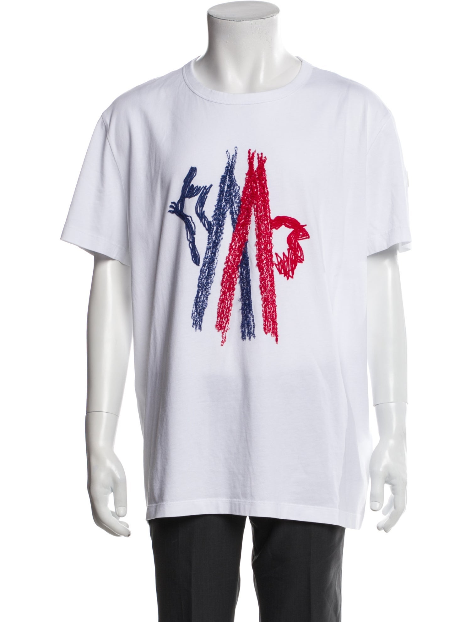 Moncler Graphic Print Crew Neck T-Shirt