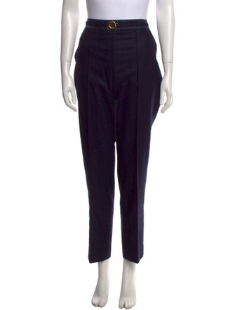 Moncler Virgin Wool Straight Leg Pants