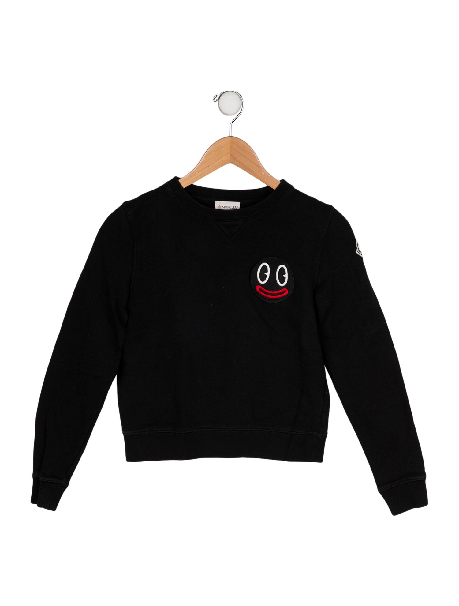 Moncler Solid Crewneck Sweatshirt