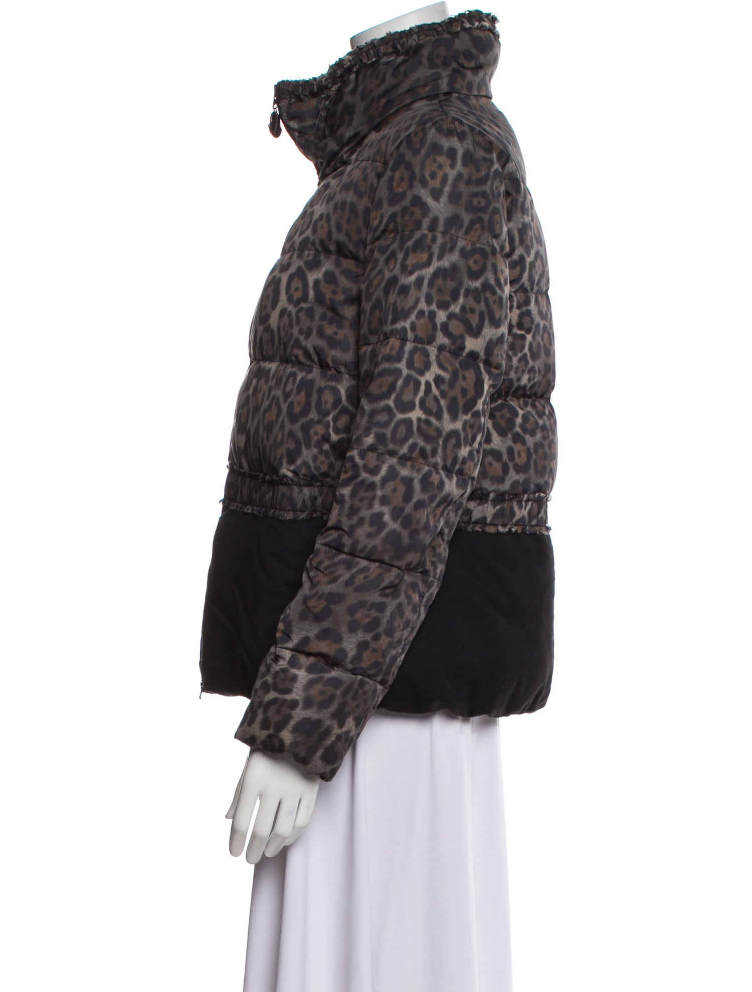 Moncler Down Animal Print Down Jacket
