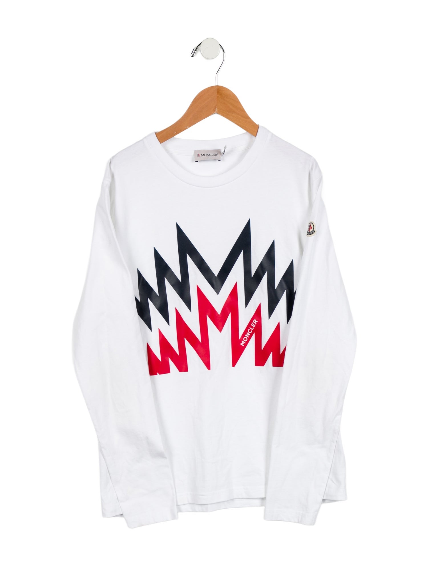 Moncler Boys' Long Sleeve Graphic T-Shirt