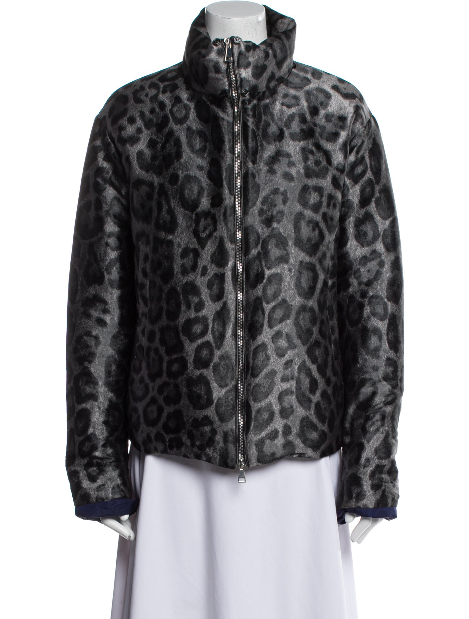Moncler 2016 Animal Print Down Coat