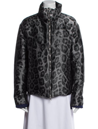 Moncler 2016 Animal Print Down Coat
