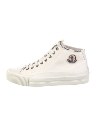 Moncler Canvas Embroidered Accent Sneakers