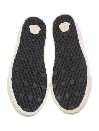 Moncler Canvas Embroidered Accent Sneakers