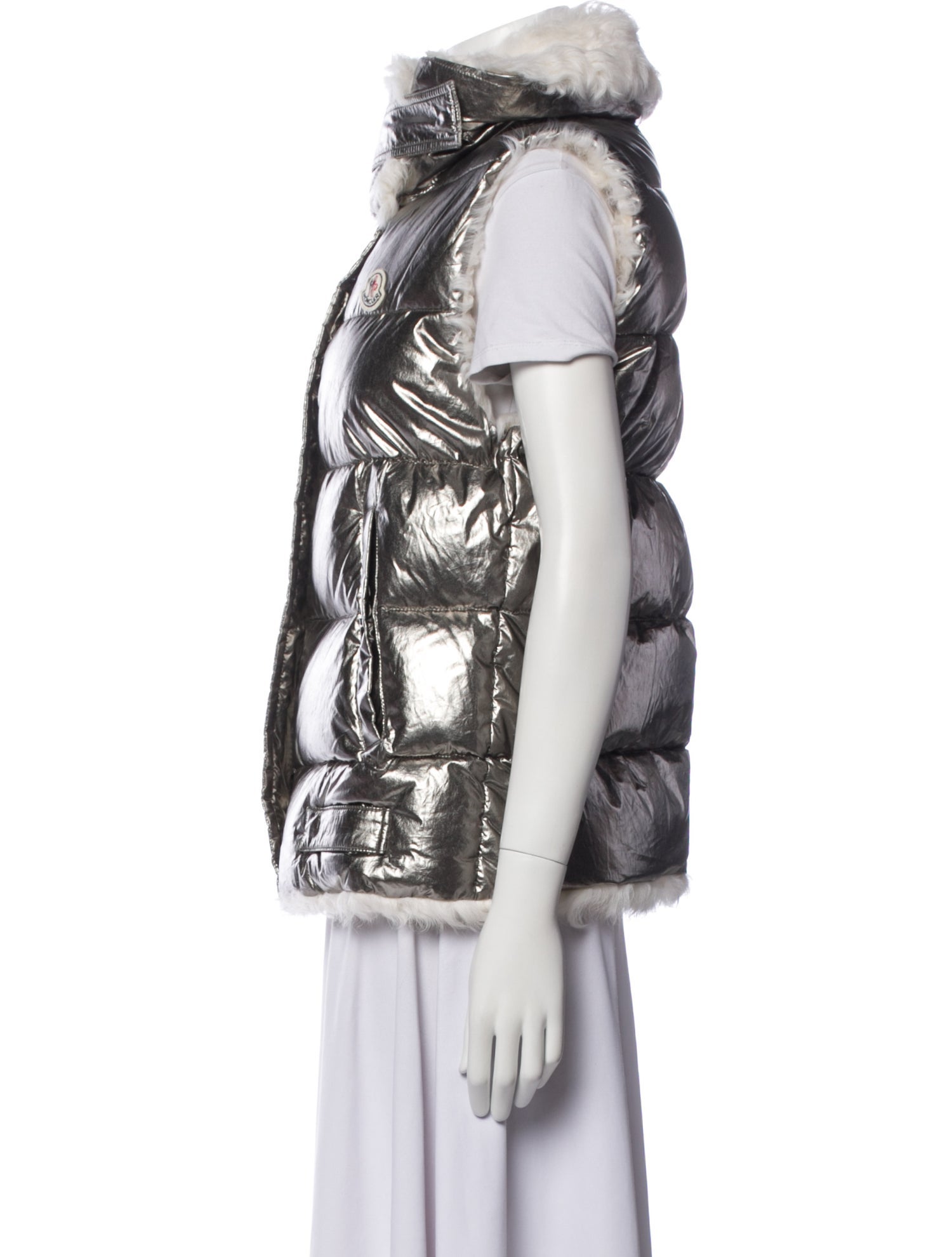 Moncler Leather Vest w/ Tags