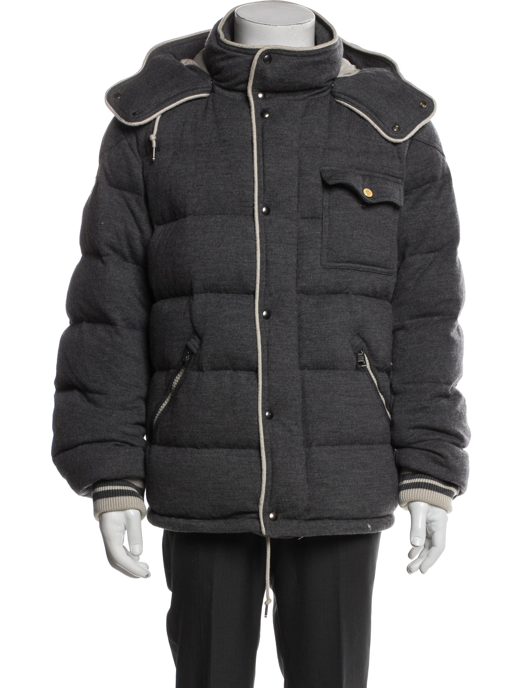 Moncler Wool Puffer Coat