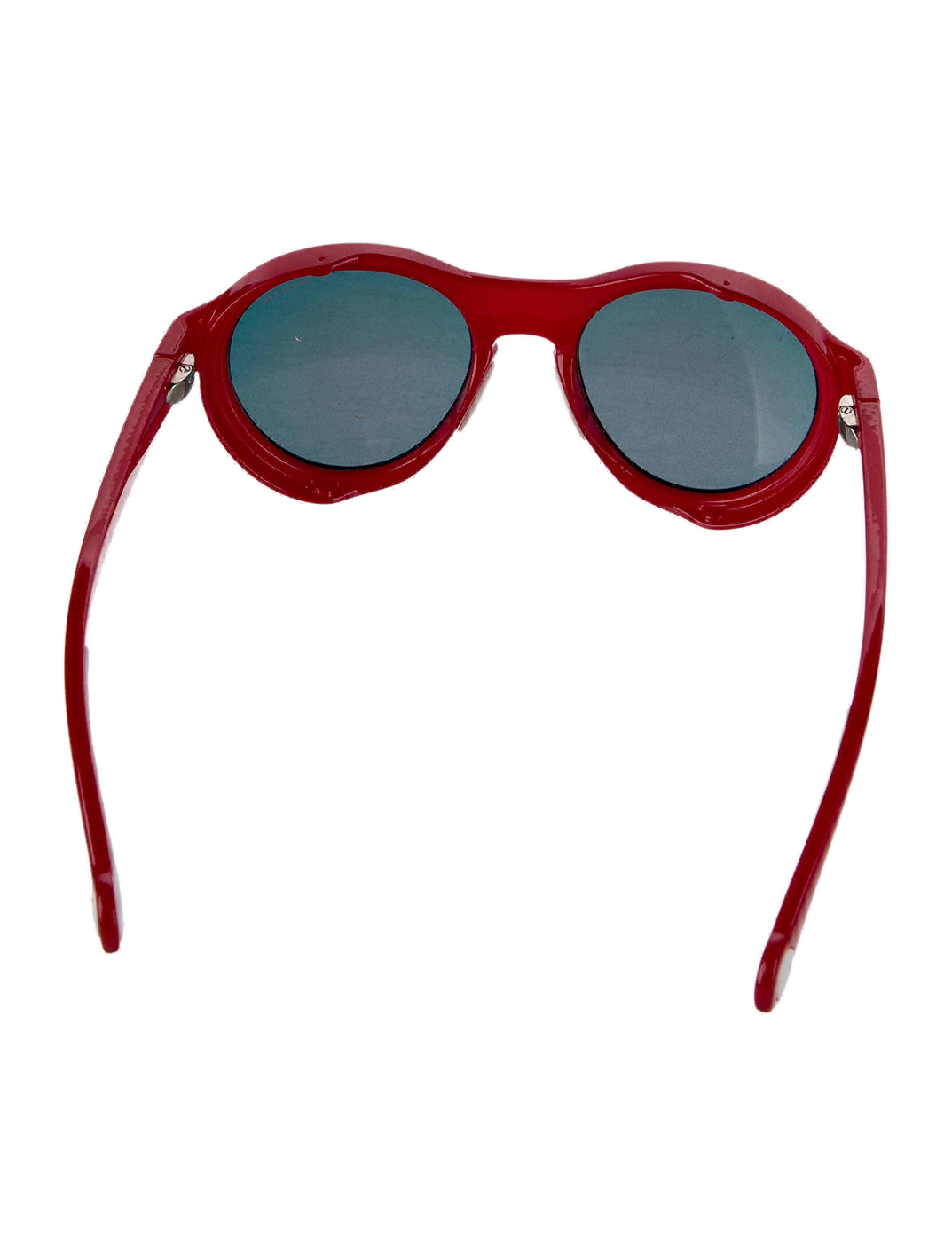 Moncler Round Mirrored Sunglasses