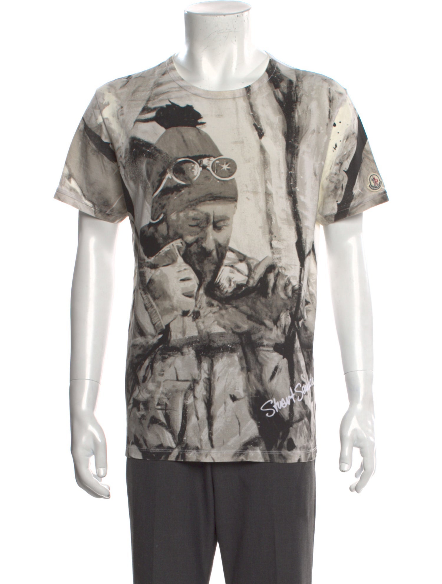 Moncler Printed Crew Neck T-Shirt