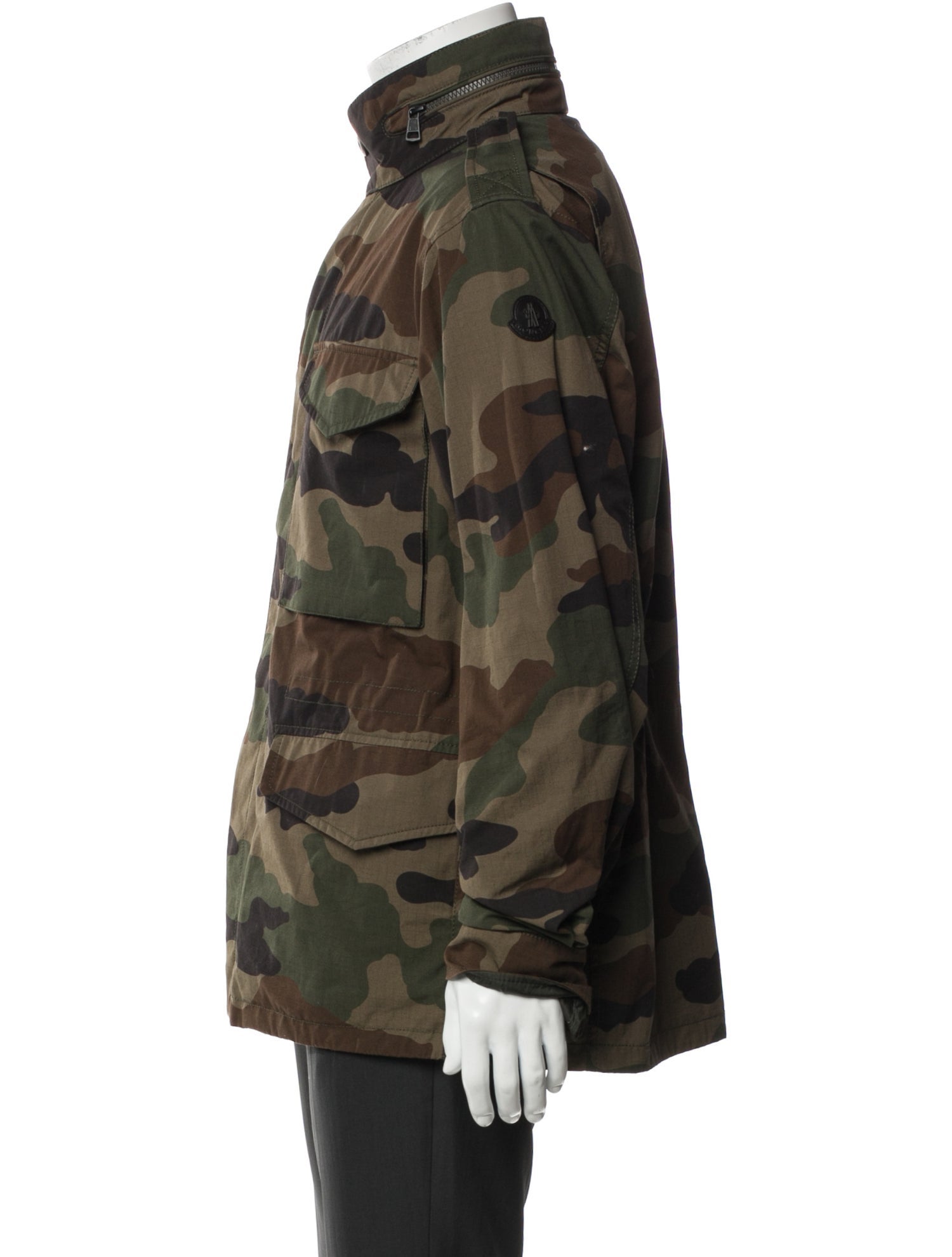 Moncler Camouflage Print Utility Jacket