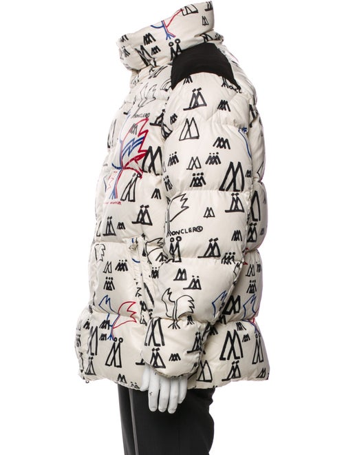 2 Moncler 1952 Graphic Print Puffer Coat
