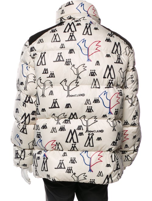 2 Moncler 1952 Graphic Print Puffer Coat