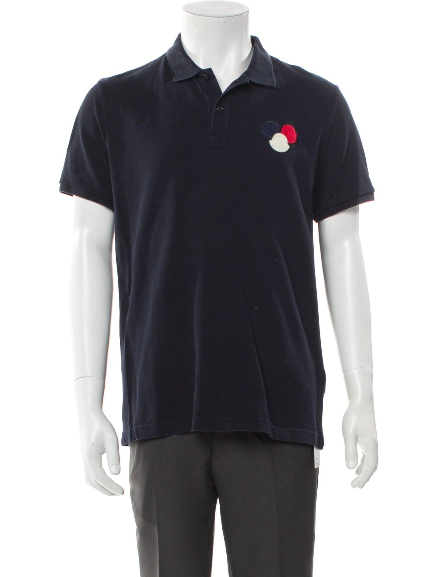 Moncler Collar Short Sleeve Polo Shirt