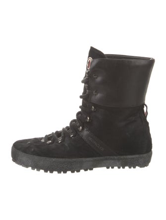 Moncler Ponyhair Combat Boots