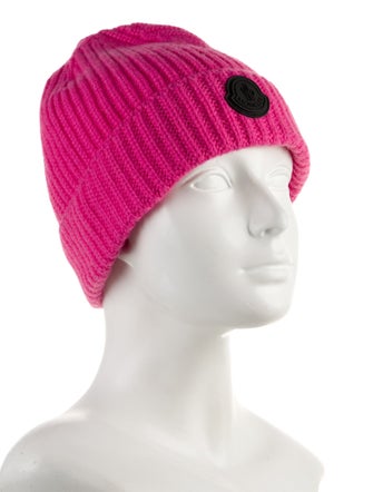 Moncler Logo Solid Beanie Hat