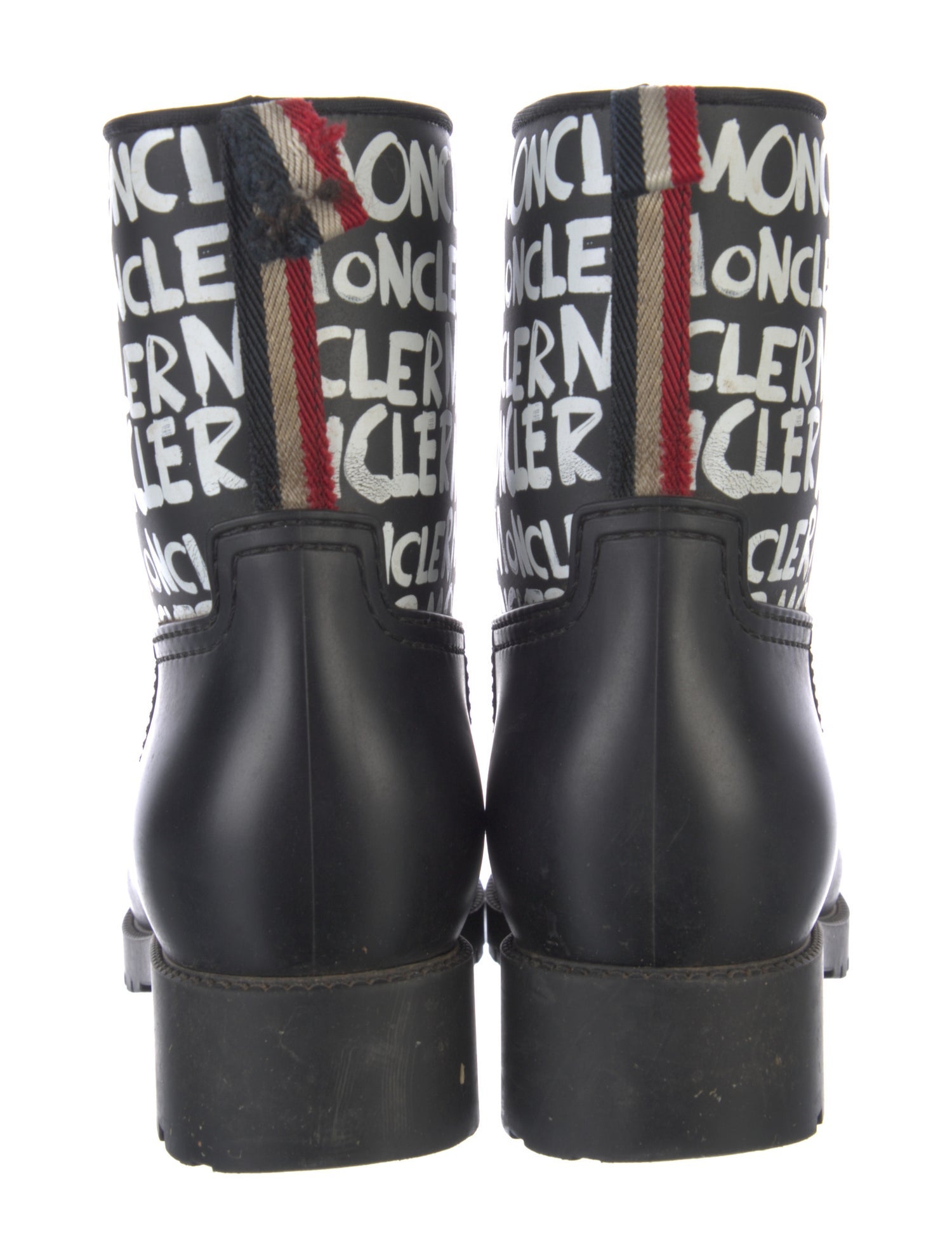Moncler Rubber Printed Rain Boots