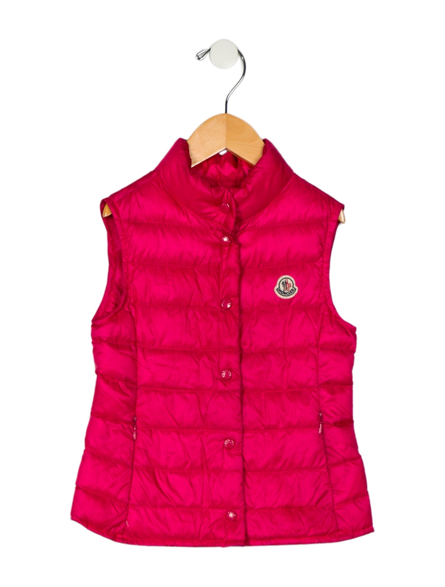 Moncler Moncler Girls' Pink Down Vest